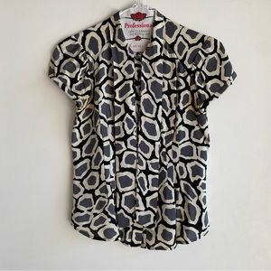 DVF Silk Blouse Pussybow (Size XS)
